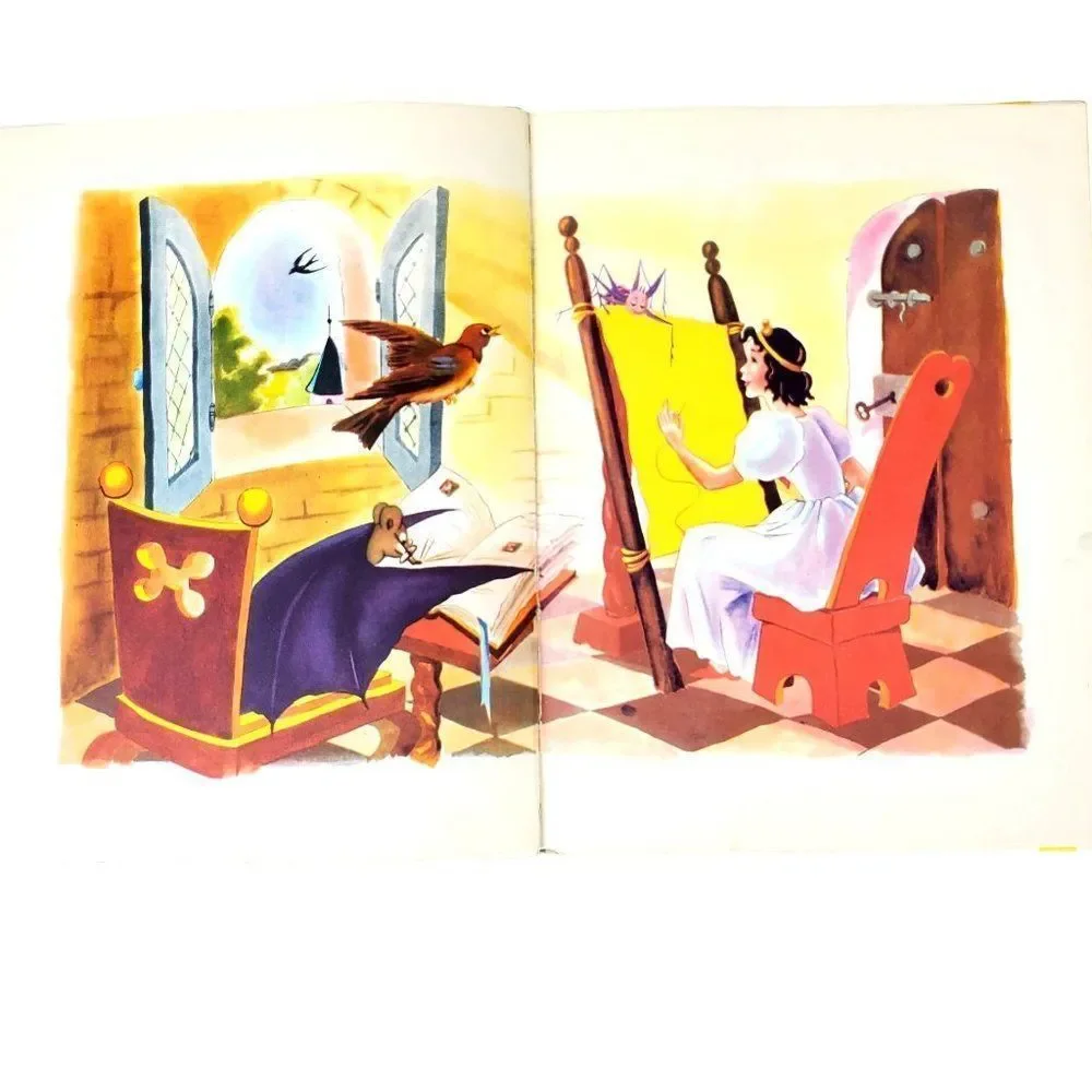 Blanche Neige Snow White Book Simone Deleuil Paris 1958 Children Fairy Tale - Picture 8 of 16